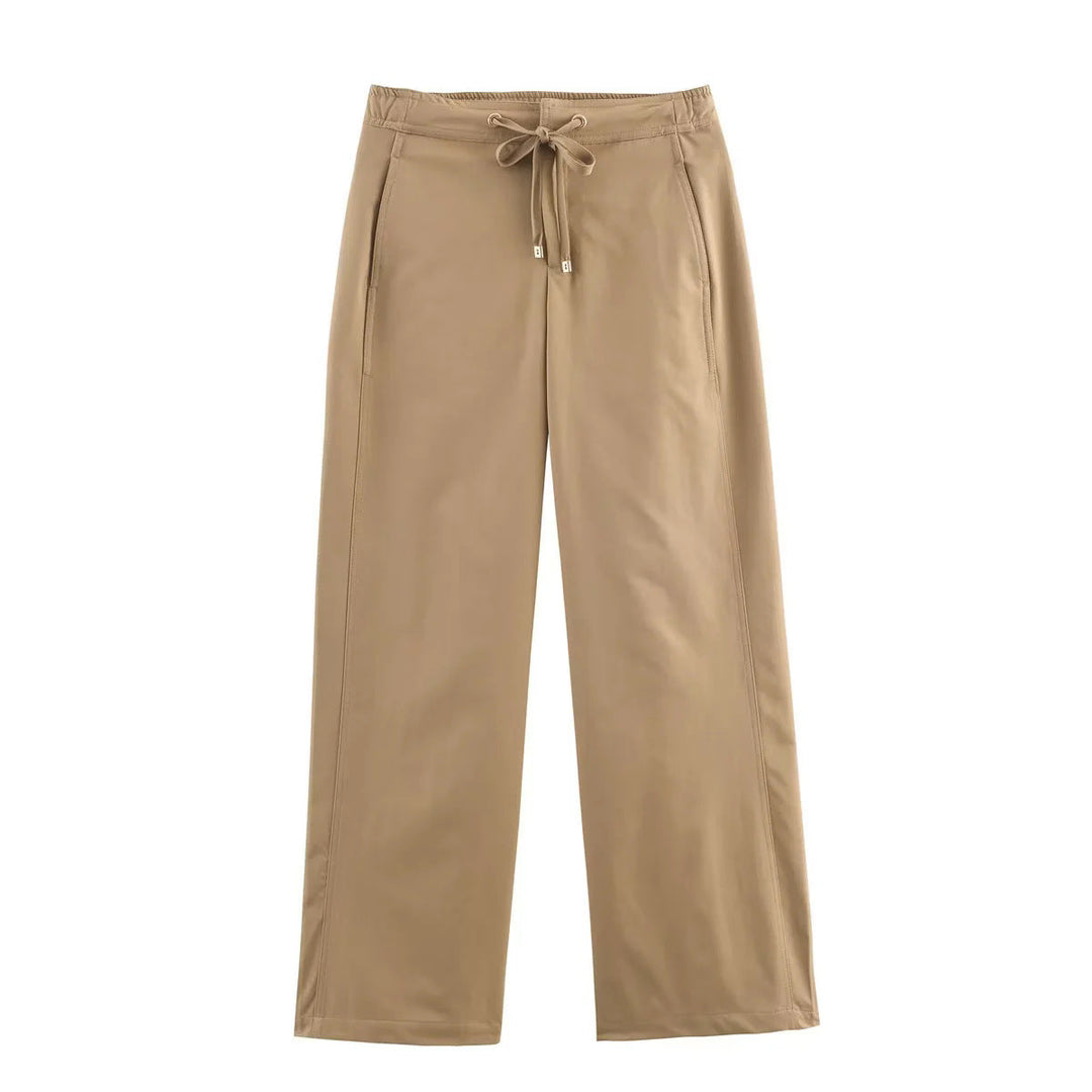 Dam lätt övergångsjacka med dragkedja, drawstring waist och patch bröstfickor
