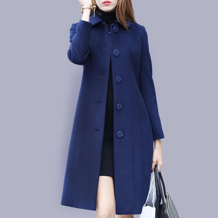 Dam Single Breasted Vinter Trenchcoat