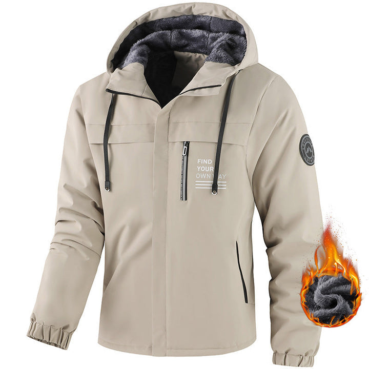 Herr Vattenavvisande Fleece Jacka