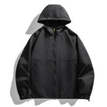 Herr lätt urban softshell med huva Jacka med Minimalistisk Söm Design och dold dragkedja