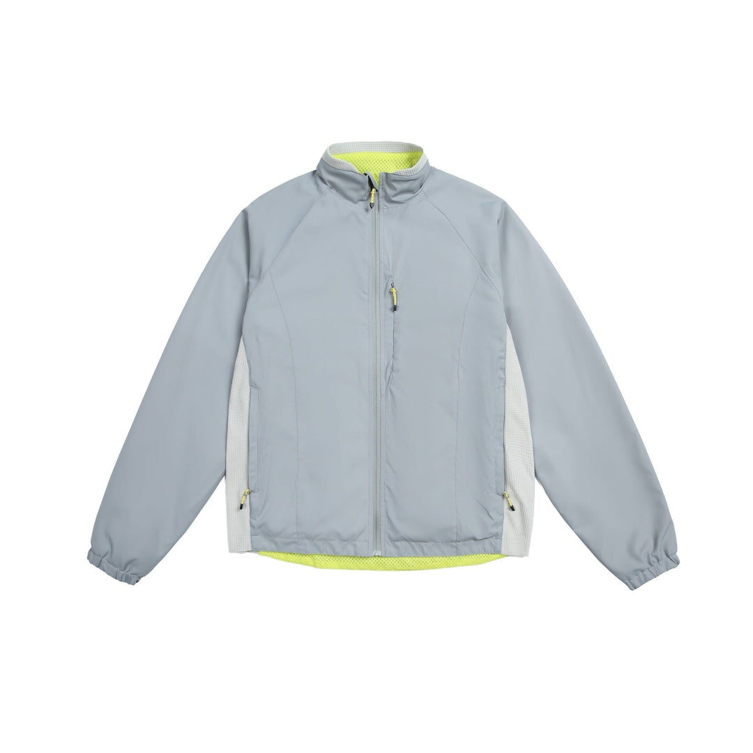 Unisex Lätt Ståkrage Softshell Jacka med Fleece Inner Side och Fickor med Dragkedja