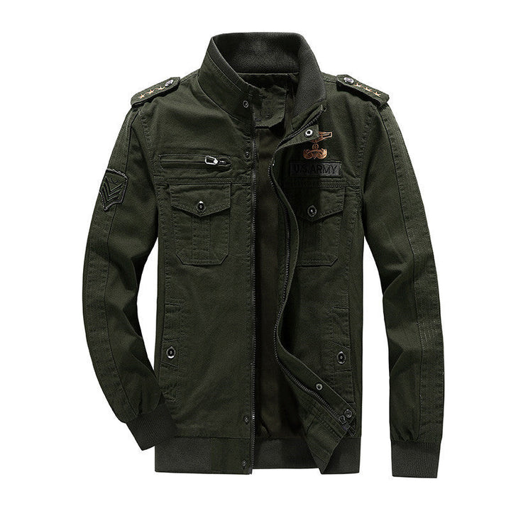 Herr Vattenavvisande Utility Parka med Teddyfoder, Huva, och Multifunction Fickor