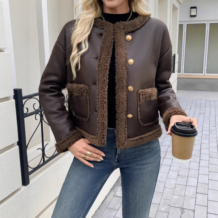 Dam elegant och bekväm kort jacka