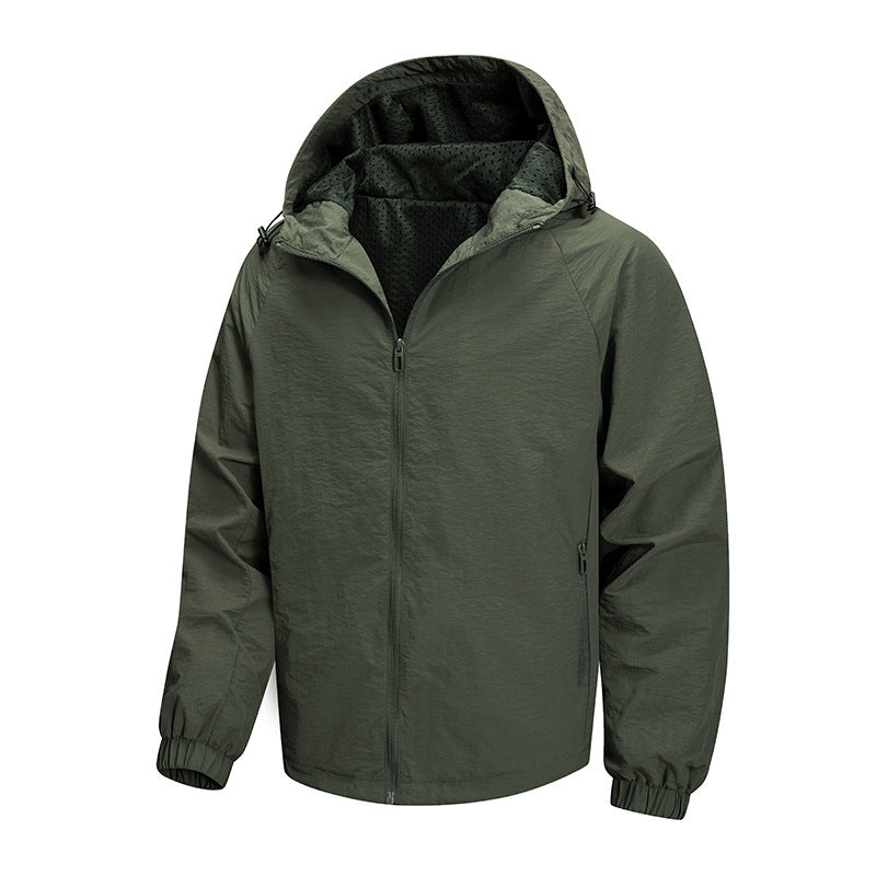 Herr Ultralight Packable hoodiejacka med ventilerande meshfoder