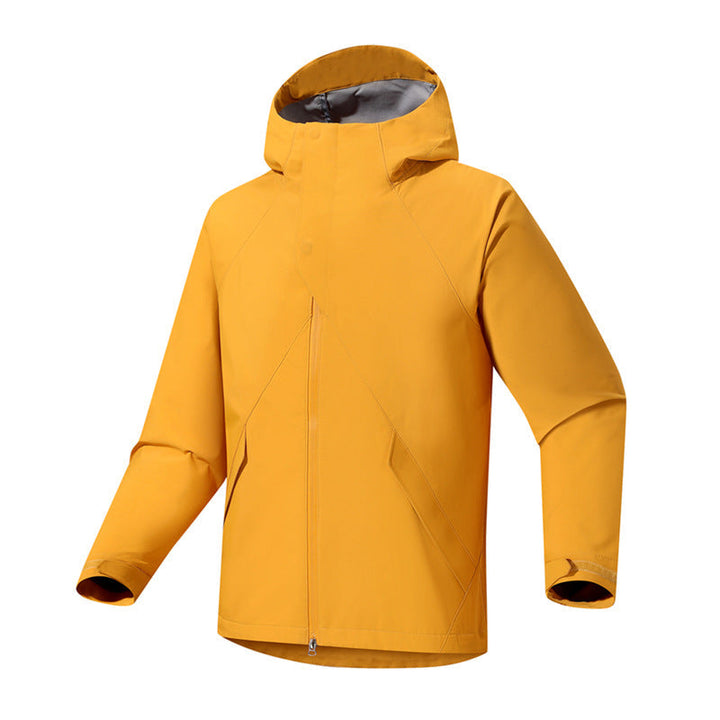 Herr urban softshell Trekking parka med seam-sealed väderskydd membran och anatomical huva