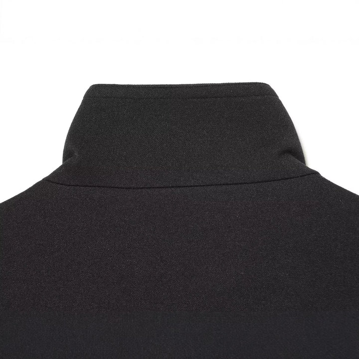 Dam Kort Oversize Kappa i Boxig Skärning med Hög Stå Krage