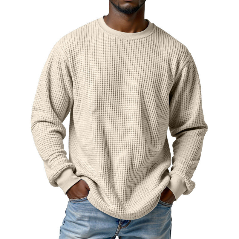 Herr Urban Pullover med Waffle Structure