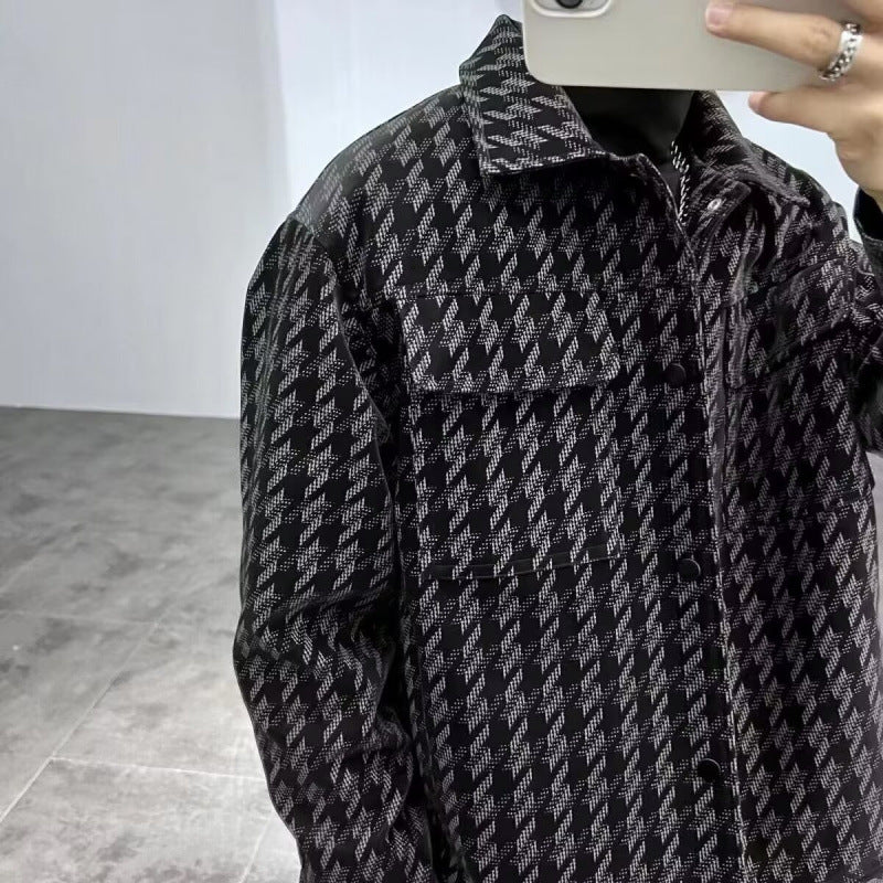Herr Lätt Funktionell Jacka med Huva, Vattenavvisande Micro Finish och Multifunctional Fickor