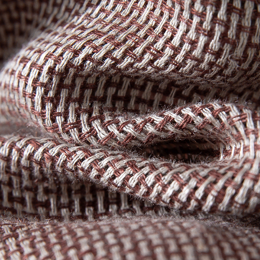 Dam ärmlös Textured Knit väst med Round Neckline, knappslå och utanpåfickor