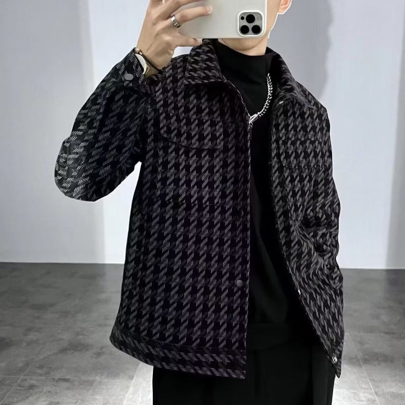 Herr Lätt Funktionell Jacka med Huva, Vattenavvisande Micro Finish och Multifunctional Fickor
