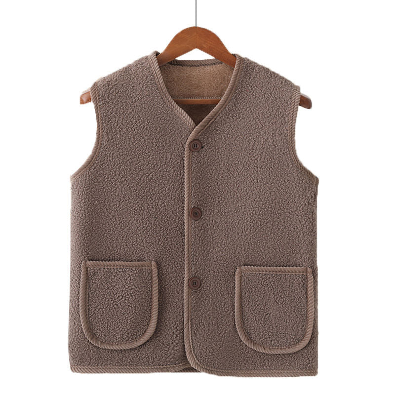 Dam mysig väst tillverkad av Teddy fleece
