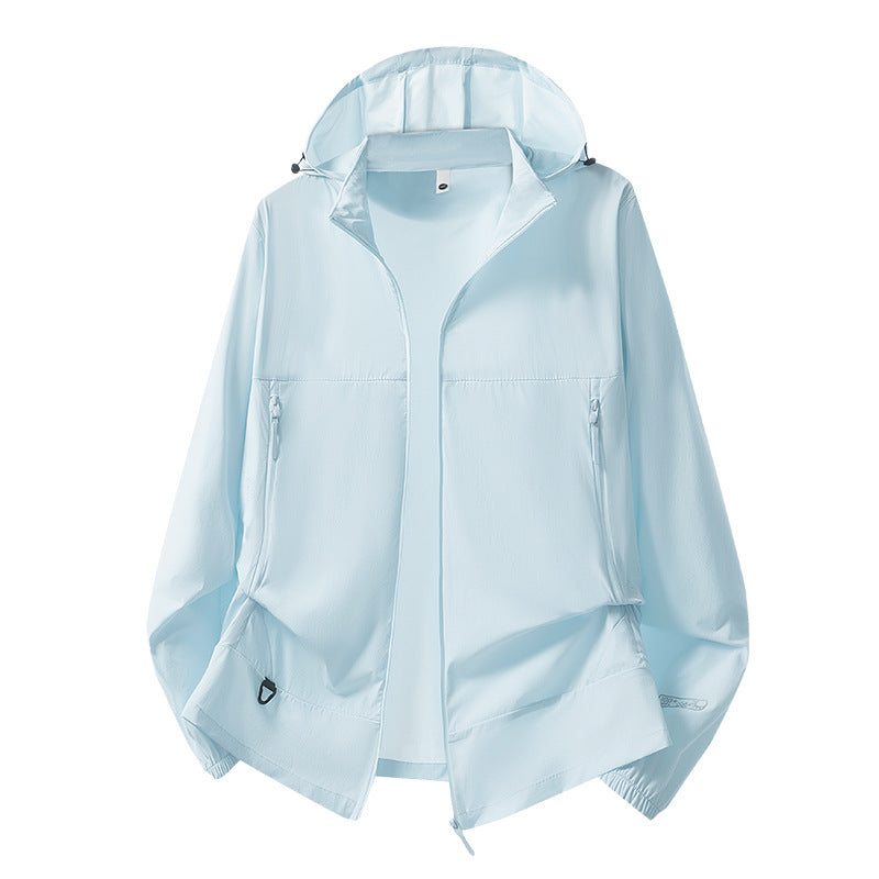 Herr Lätt Softshell Övergångsjacka med Huva, Vind och Vattenavvisande Skal &amp; Justerbar Dragsko Fåll