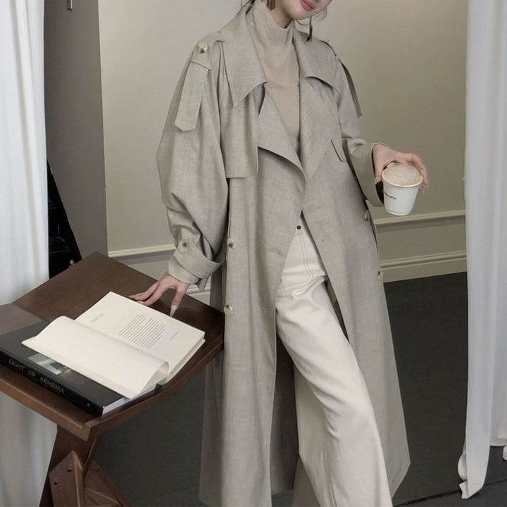 Dam elegant och avslappnad övergångsjacka med kontrasterande ärmar Drune