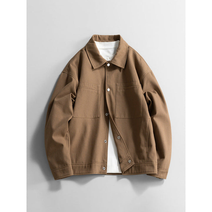 Herr Overshirt med Klassisk Bröstfickor