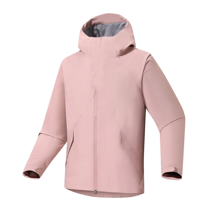 Herr urban softshell Trekking parka med seam-sealed väderskydd membran och anatomical huva