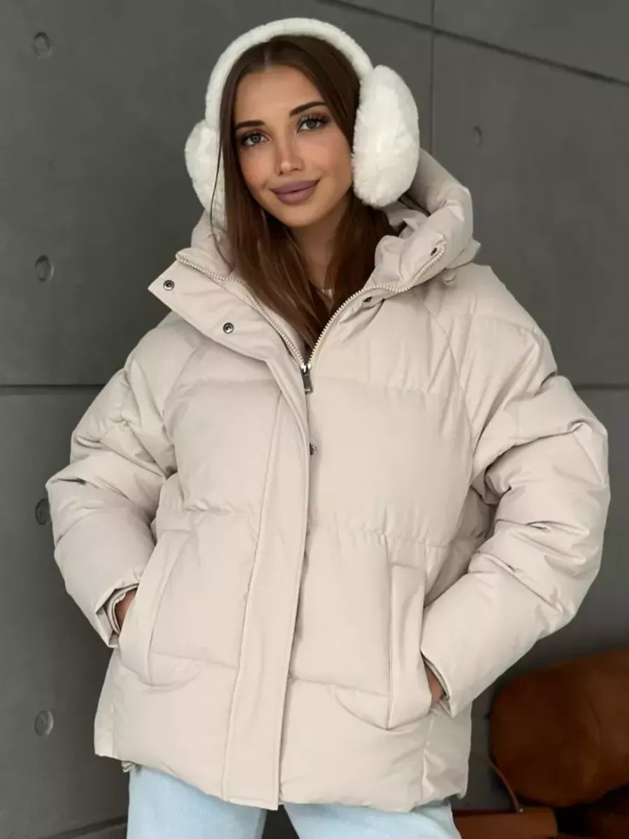 Dam modern oversized dunjacka