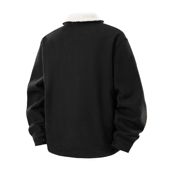 Herr Manchester Jacka med Teddyfoder, Dragkedja &amp; Lockfickor