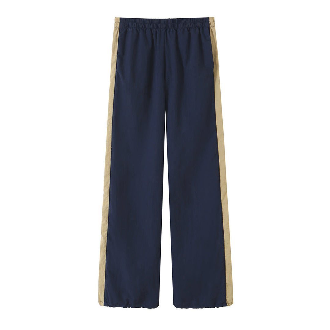 Dam lätt kort Transition jacka med Funnel Neck, kontrast Inserts och dragsko