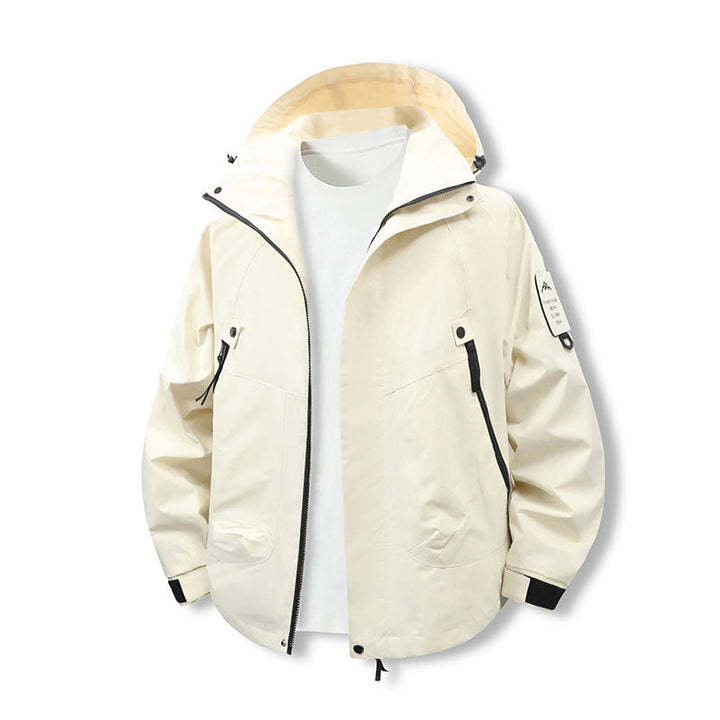 Herr Vind och Vatten Resistent softshell funktionsjacka med huva