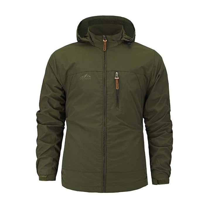 Herr flerafunktionell softshell utomhusjacka med huva, Bröst Dragkedja, och ventilerande Foder