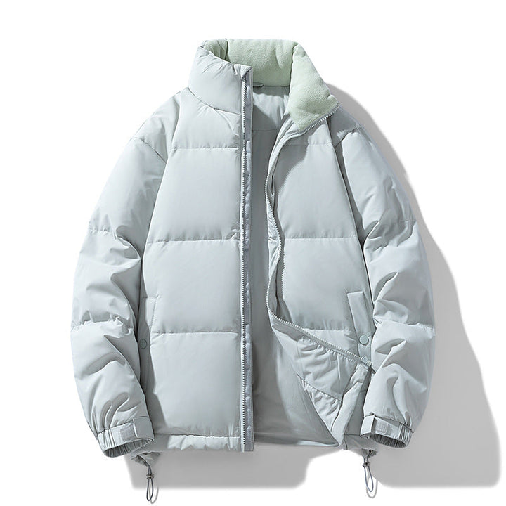 Dam Wattierte Steppjacke med Hohem Krage och Teddyfutter