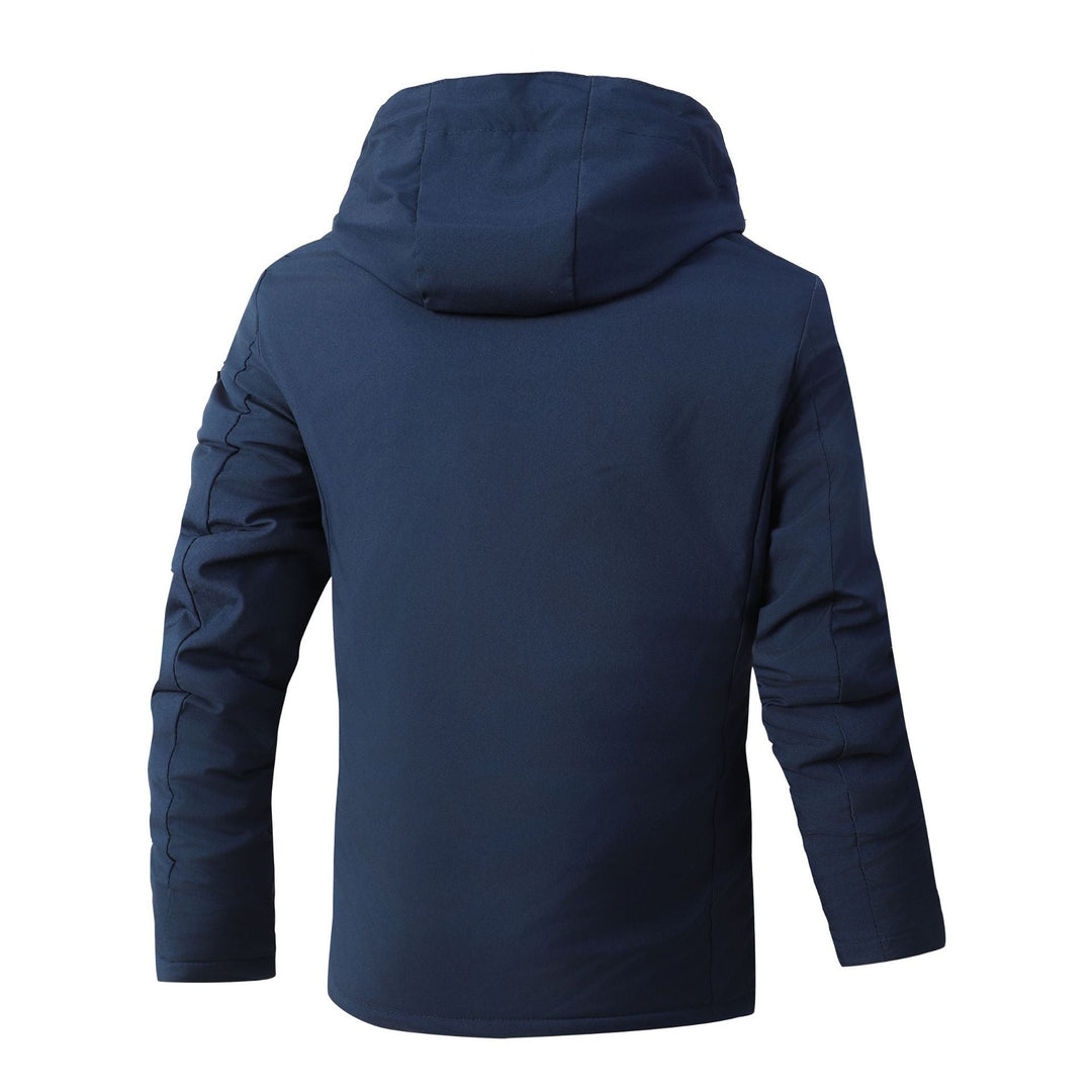 Herr urban softshell parka med Teddy fleecefoder, dold dragkedja och bröstficka