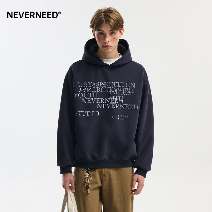 Herr Urban Oversized Luvtröja med Dragkedjor