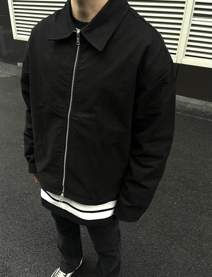 Herr Avslappnad Oversized Jacka