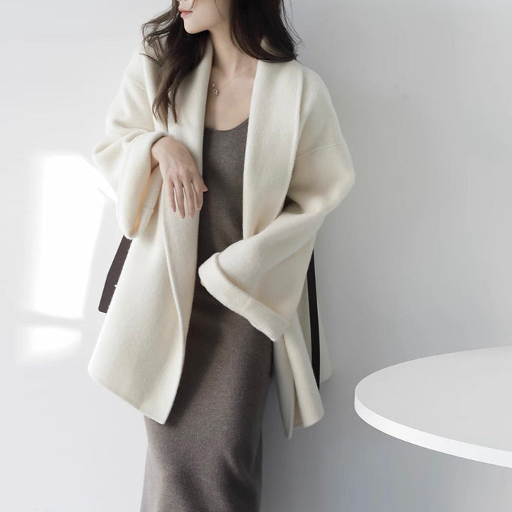 Dam stilren och elegant Wrap jacka