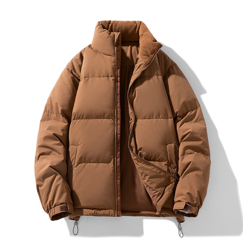 Dam Wattierte Steppjacke med Hohem Krage och Teddyfutter