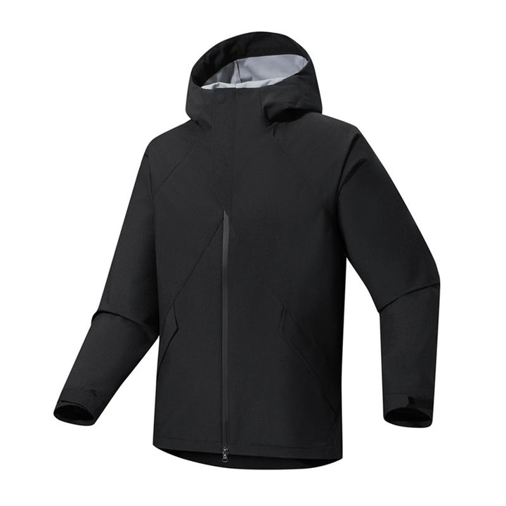 Herr urban softshell Trekking parka med seam-sealed väderskydd membran och anatomical huva