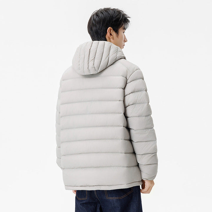 Dam Lätt Gesteppte Kapuzen‑steppjacke med Thermoisolierung