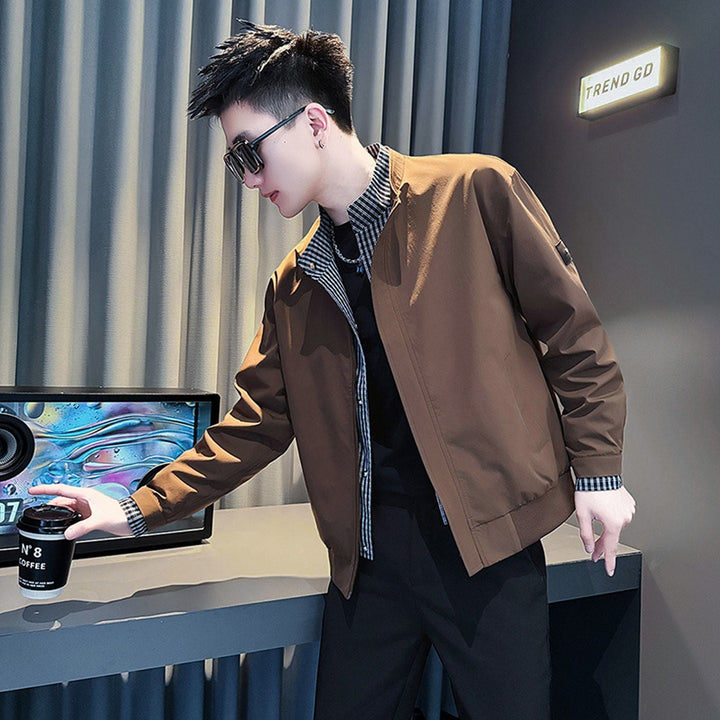 Herr Mode Övergångsjacka i Urban Stil