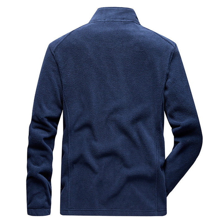 Herr Mjuk Fleece Jacka med Praktiska Fickor