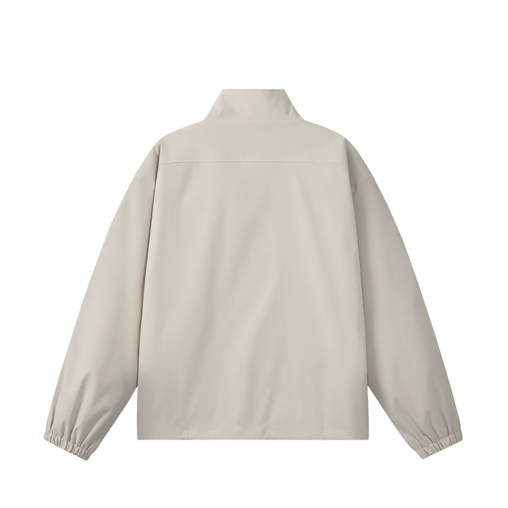 Unisex Lätt, Packable Funktionell Jacka i Oversized Boxig Skärning med Ståkrage