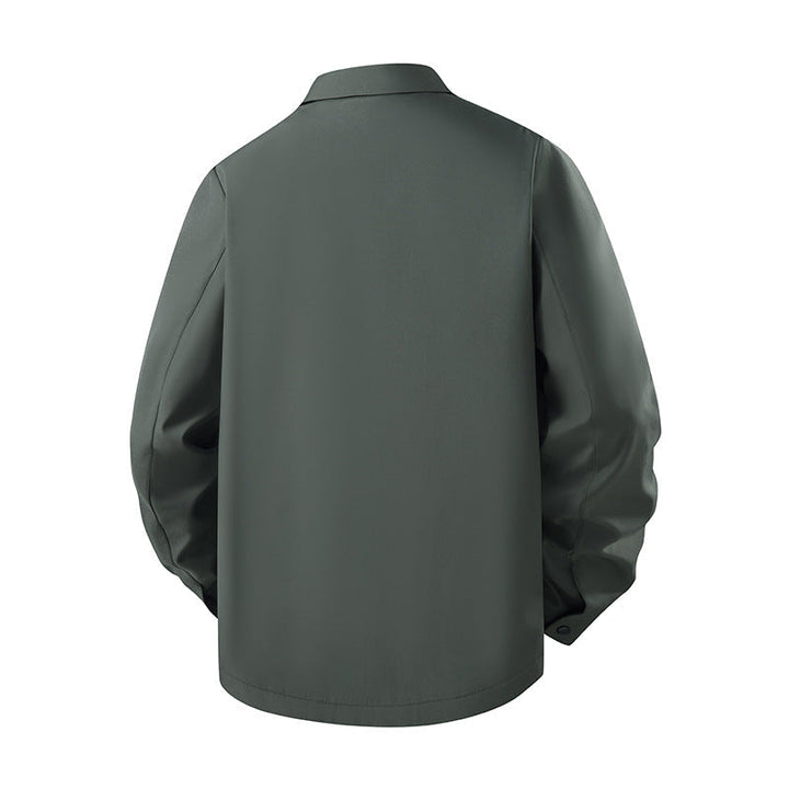 Herr Lätt Blousonjacke i Harrington-Stil med Dold Dragkedja och Eingrifftaschen