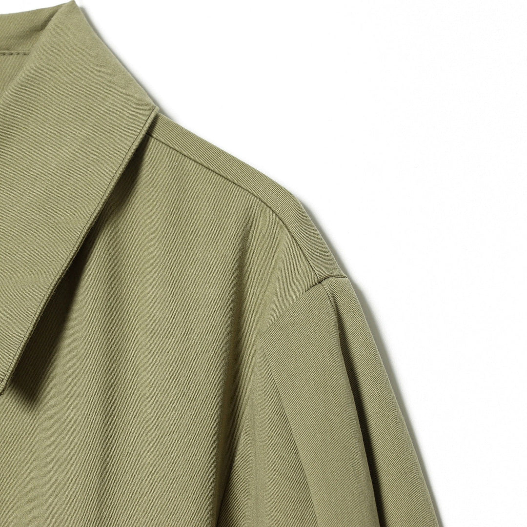 Dam kort Boxy Utility jacka med Pleats och Flap fickor
