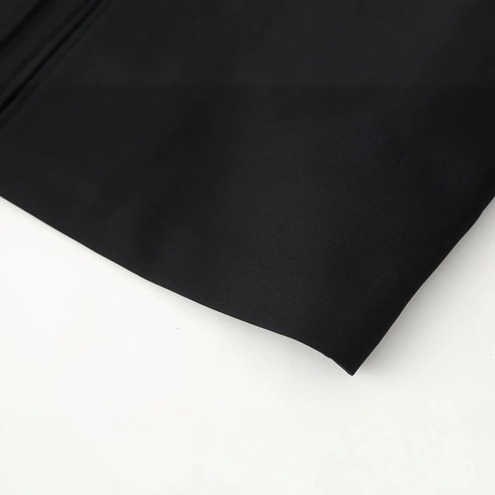 Dam Kort Uniform-Inspired Jacka med Stå Krage och Dekorativ Cord Applications