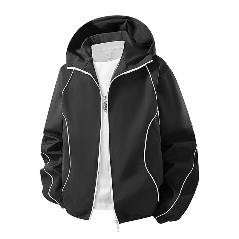 Herr Lätt Huv‑Windjacke