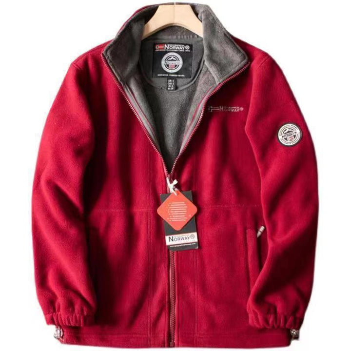 Herr Mjuk Fleece Jacka
