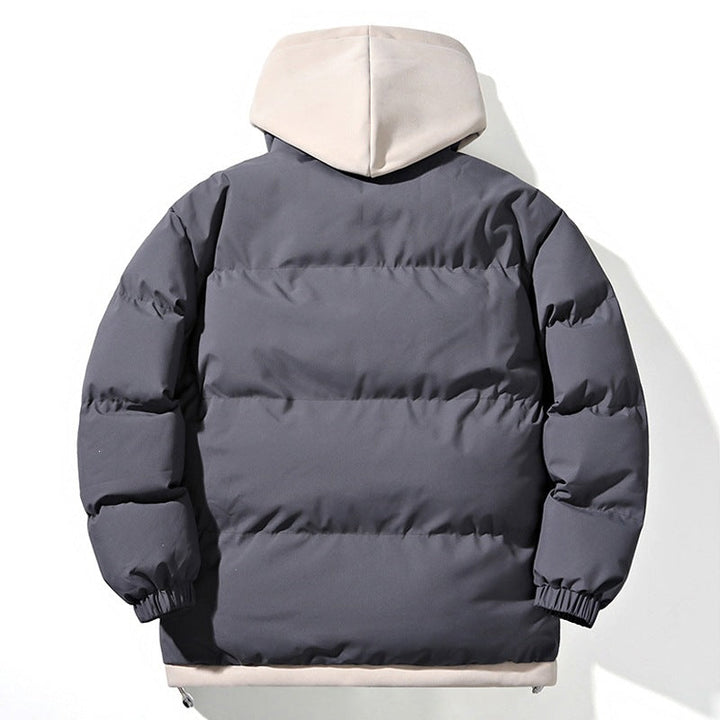 Dam Vadderad Oversize Vadderad Jacka med Huva, Drawstring &amp; Elastic Muddar