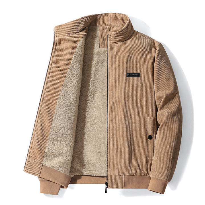 Herr Vindtät Fleece Jacka