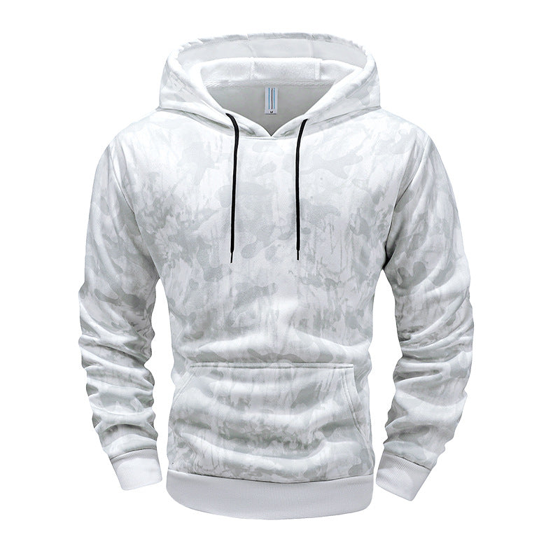 Herr Varm Fodrad med Huva Pullover