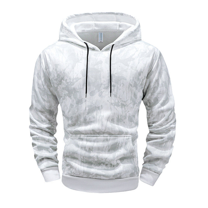 Herr Varm Fodrad med Huva Pullover
