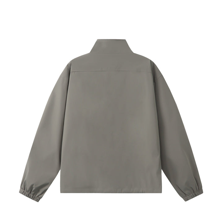 Unisex Lätt, Packable Funktionell Jacka i Oversized Boxig Skärning med Ståkrage