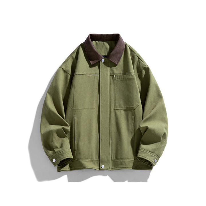 Herr Overshirt med Klassisk Bröstfickor