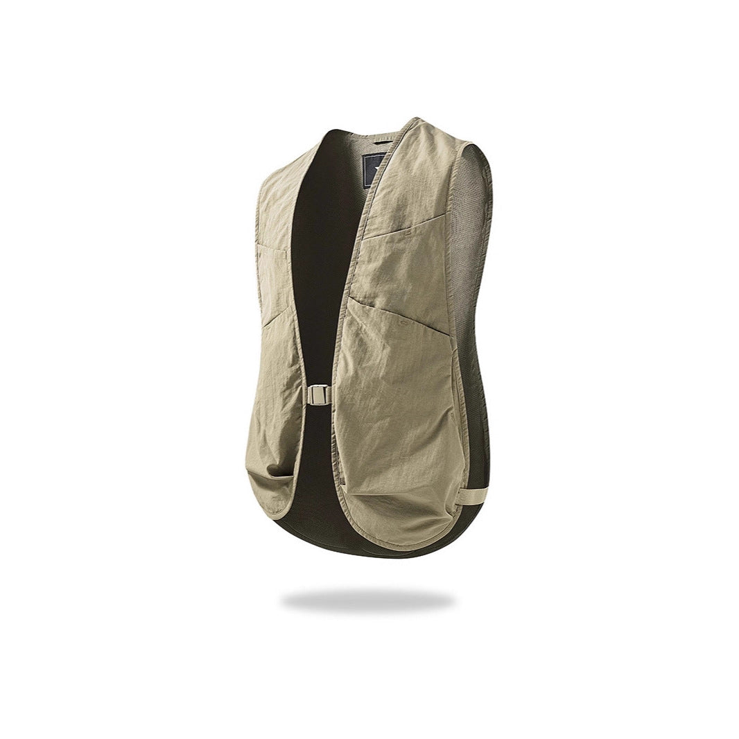 Unisex lätt utilityväst med Mesh Back och Multiple framfickor