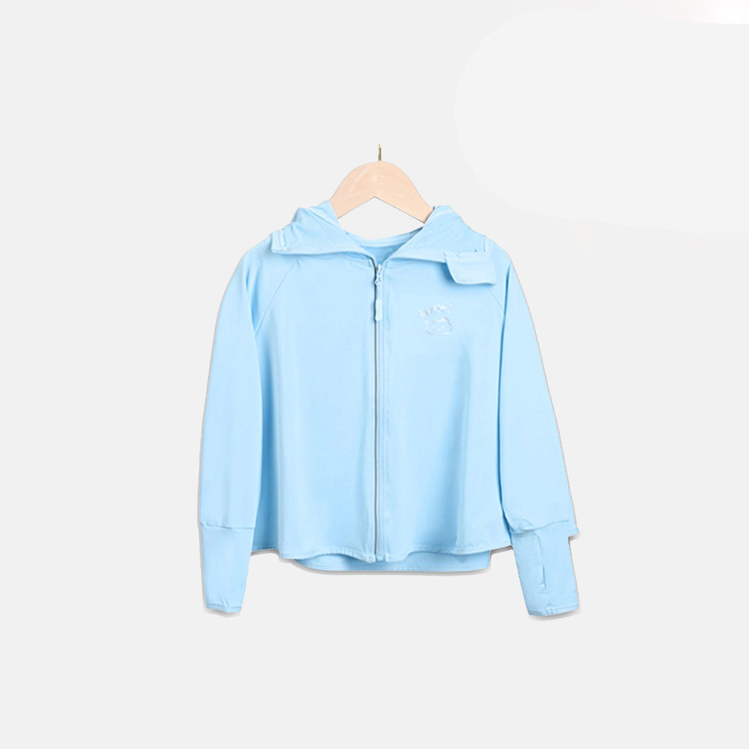 Dam lätt UV-skydd outdoorjacka med huva