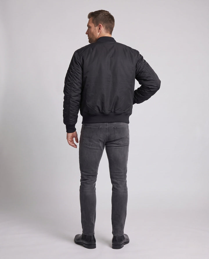 Herr urban Pilot Bomber i MA-Look med Funktion ärm Ficka och Contrasting innerfoder
