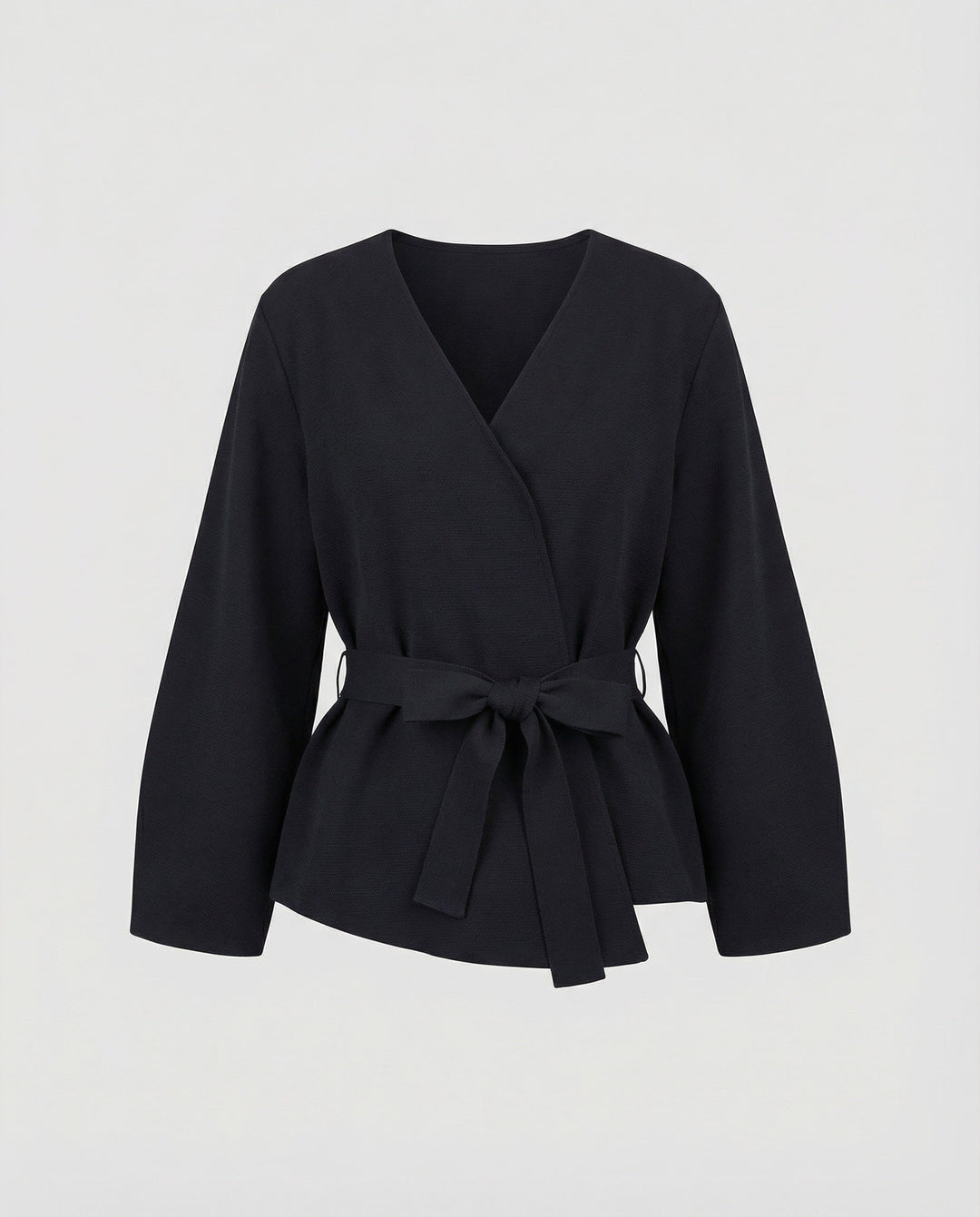Dam wrapped kimono jacka med waistband